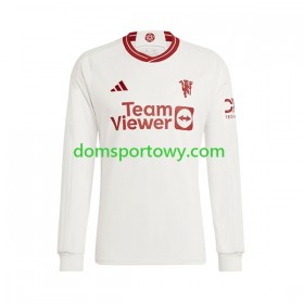 Koszulka Manchester United Trzeci Koszulki Piłkarskie 2023-2024 Długi Rękaw